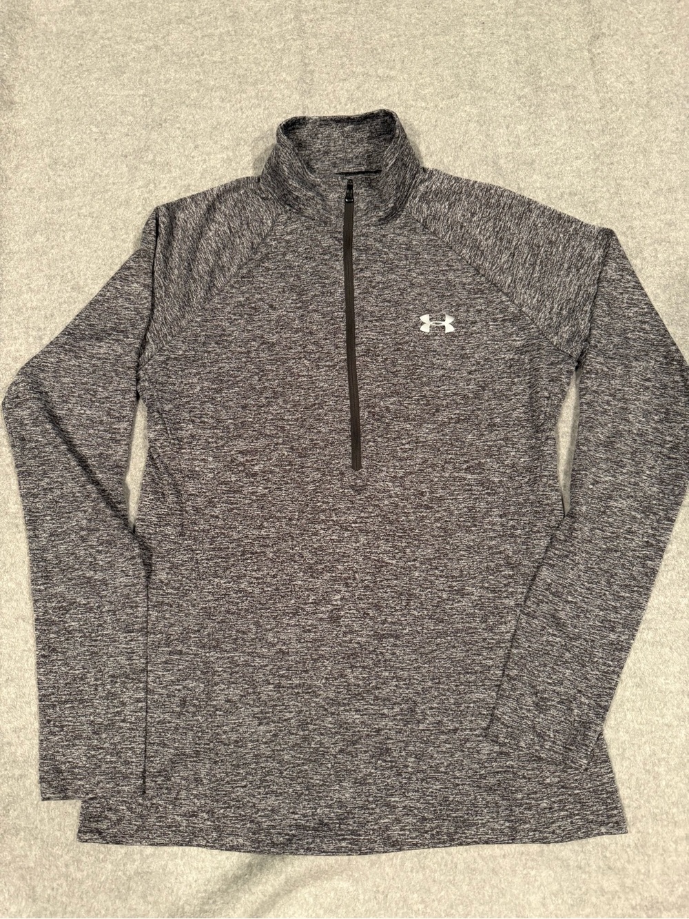 Under Armour Grey Heather 1/4 Zip Pullover